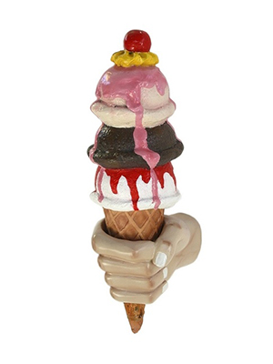 Hard Ice Cream Sundae Wall Display Hard Ice Cream Sundae Wall Display